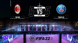 FIFA 22 MILAN vs PSG 5v5 FUTSAL VOLTA FOOTBALL