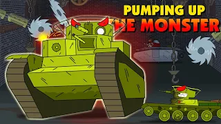 Pumping up the monster - Cartoons about tanks