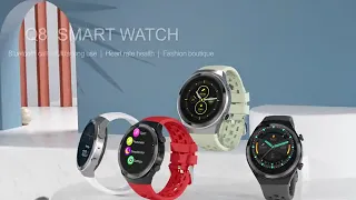 Vwar Q8 Smart Watch- 600mAh Big Battery Bluetooth Call Heart Rate BP ECG Sport Fitness Tracker