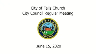 City Council Meeting June 15, 2020