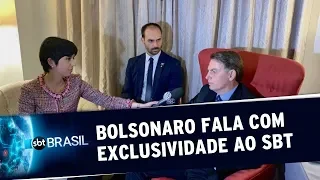 Bolsonaro fala, com exclusividade, ao SBT Brasil em Nova York | SBT Brasil (24/09/19)