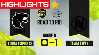 FURIA 0-1 Envy - Nuke Map 1 | ESL One: Road to Rio NA Group B