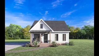 MODERN FARMHOUSE HOUSE PLAN 041-00320 WITH INTERIOR