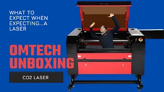 OMTech Laser Unboxing // CO2 Laser Unboxing // Laser Delivery Day