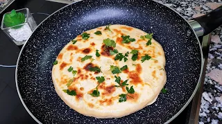 Cheese Potato Bread baked in frying pan | No yeast, No Oven, No egg | Easy and Quick!!!