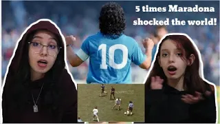 5 Times Diego Maradona Shocked The World | REACTION