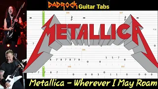 Wherever I May Roam - Metallica - Guitar + Bass TABS Lesson