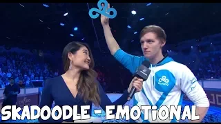 Skadoodle Winning Interview | Almost Crying in love | Eleague Major Boston 2018