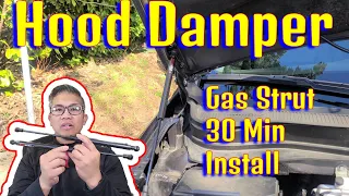 How to install Hood Damper Lift Support Gas Strut