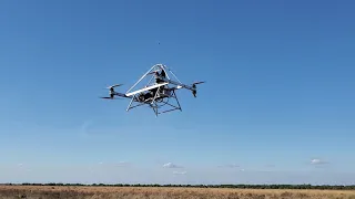 The Human Drone Project - The (unmanned) flight of the second prototype (01/2021)