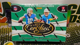 New Release! 2023 Certified Football Hobby Box Opening! 4 Hits per Box + Amazing Inserts! 🏈