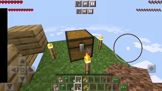 Minecraft скайблок но я вещи получаю от вас часть 1