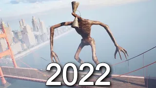 Evolution of Siren Head 2020-2022
