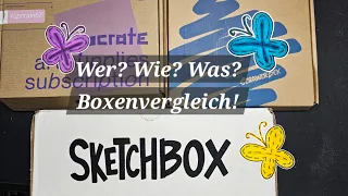 Boxenvergleich! Wer macht den besseren Job? Sketchbox, Scrawlrbox oder Upcrate?