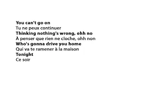 Drive - The Cars (Karaoke, Lyric, Parole, Traduction en Français)