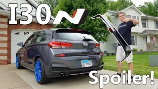 Installing an I30 N Spoiler on my Elantra GT N Line! | Hard to Find!