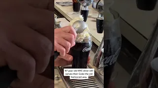 THIS 97 YEAR OLD DINER STILL SERVES THEIR COKE THE OLD FASHION WAY