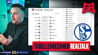 GamerBrother TIPPT 2.LIGA TABELLENRECHNER 😬 REALTALK über SCHALKE & ABSTIEG 🙄