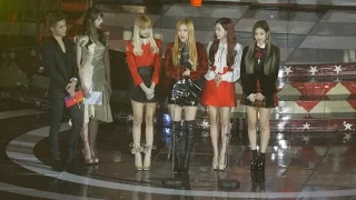 [4k Fancam/직캠]161119 블랙핑크(BLACKPINK)  신인상 수상소감 @멜론 뮤직 어워드