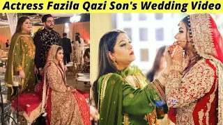 Actress Fazila Qazi Son Wedding Video | Fazila Qazi Son Wedding | Zaib Com