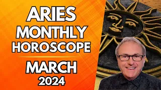 Aries Horoscope March 2024 - A Magical & Rare Node Conjunc Chiron...