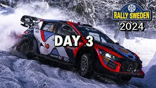 Rally Sweden 2024 | Satuday Highlights - Actions & More