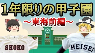 1年限りの甲子園～東海前編～