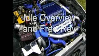 1992 Mitsubishi 3000GT VR-4 MAFless idle overview and free-rev on E85