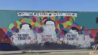 Suspects sought in George Floyd mural vandalism