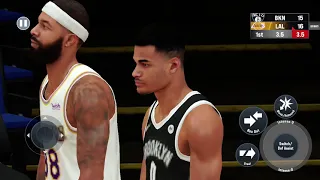 NBA 2K21 Arcade Edition Walkthrough Gameplay Brooklyn Nets vs Los Angeles Lakers Apple Arcade iOS