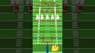 which puppy scored? choose one pick one #shorts #youtubeshorts