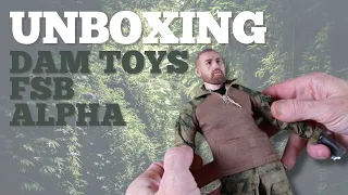 Unboxing the 1/6 scale DAM Toys FSB Alpha Group Gunner action figure