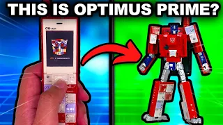 When TRANSFORMERS Teamed Up with a MAJOR Japanese CELL PHONE company