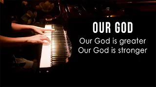 Our God (Chris Tomlin) Piano Praise by Sangah Noona with Lyrics