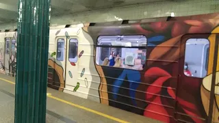 Арт-поезд метро. Киев. 2020.