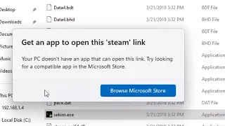 How to Fix Codex Games Error "Get an app to open this 'steam' link"