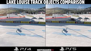 Gran Turismo 7 - Lake Louise Track Objects Comparison | PS4 vs PS5