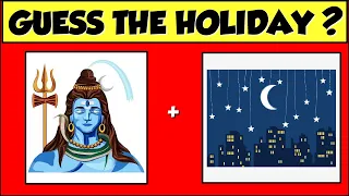 Guess the Holiday from Emoji Challenge | Hindi Paheliyan | Riddles in Hindi | Queddle