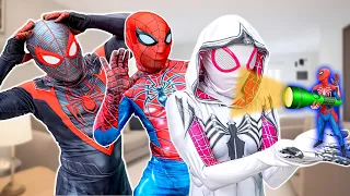PRO 5 SUPERHERO TEAM || Hey All SuperHero, Rescue RED-SPIDER From The Miniature Flashlight (Funny)
