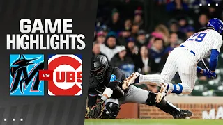 Marlins vs. Cubs Game 2 Highlights (4/20/24) | MLB Highlights