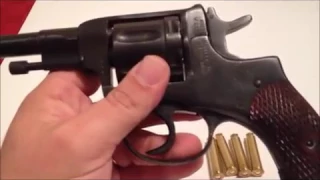 Револьвер Наган M1895  Обзор и Стрельба   YouTube 360p