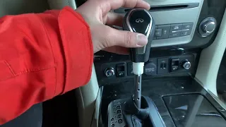 Infiniti QX80 Shifter Removal/Installation