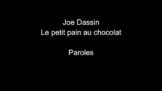 Joe Dassin -Le petit pain au chocolat-paroles