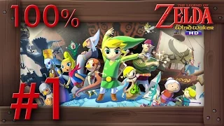 Zelda The Wind Waker HD 100% Walkthrough Part 1 | Intro & Outset Island (1080p 60fps Wii U Gameplay)
