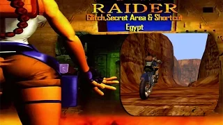 Tomb Raider 1-Glitch,Secret Area & Shortcut-Egypt