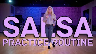 Salsa Practice Routine From Our 20 Minute Salsa Workout Video