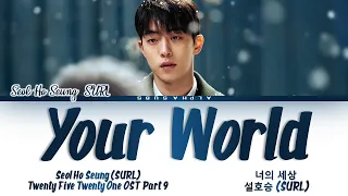 Seol Hoseung (설호승) SURL - Your World (너의 세상) Twenty-Five Twenty-One OST 9 (스물다섯 스물하나 OST) Lyrics/가사