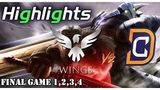 Ti6 Highlights Wing VS Dc Grand final Game 1,2 ,3,4