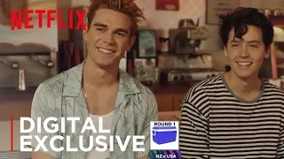 RIVERDALE • NZ vs US Slang with KJ and Cole | Netflix • Cinetext