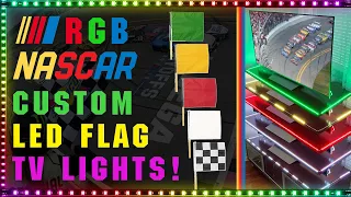 Custom Arduino RGB NASCAR LED TV Flag Status Lights!